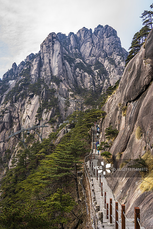 安徽 黄山市 国家级重点风景名胜区 黄山景区图片素材