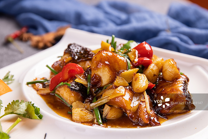 红烧草鱼图片素材