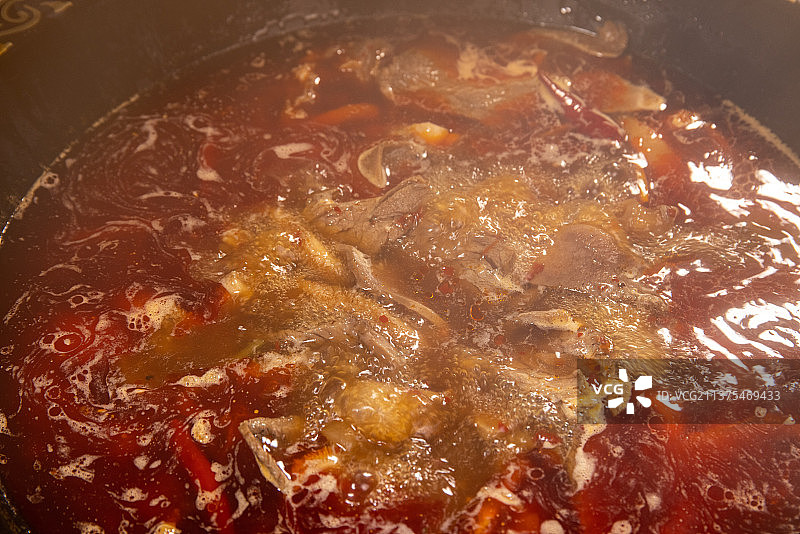 吃牛肉火锅图片素材