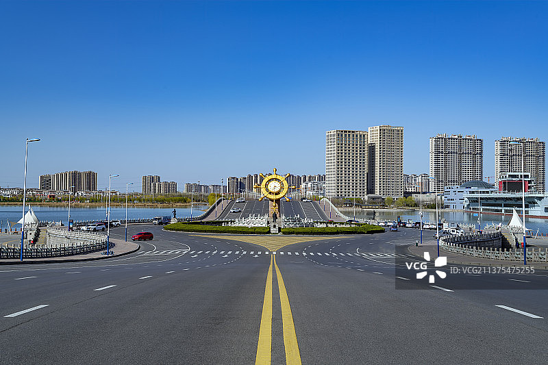 滨州中海水利风景区 四环五海图片素材