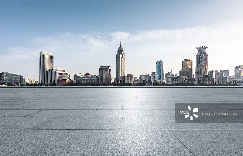 城市风光道路平台背景图片素材