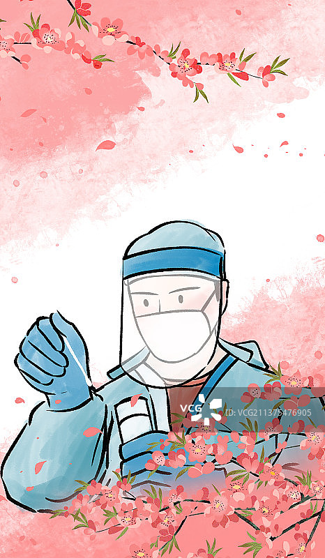 逆行者，守护城市的白衣天使疫情病毒核酸检测图片素材