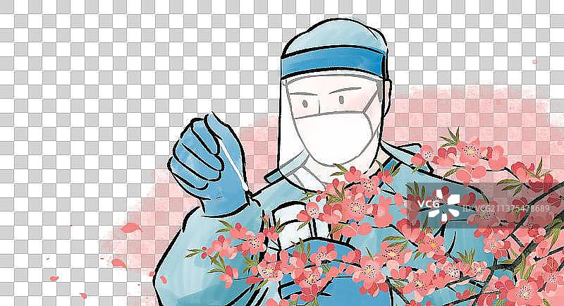 逆行者，守护城市的白衣天使疫情病毒核酸检测图片素材