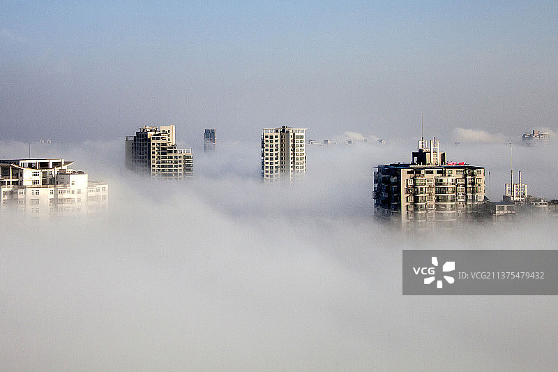 城市云海图片素材