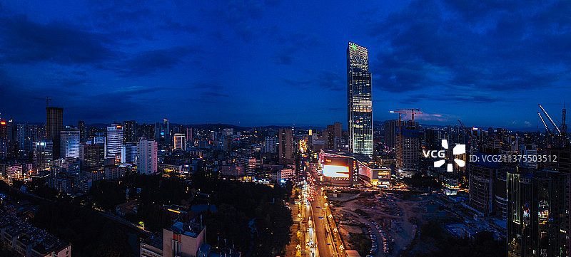 昆明市 五华区 南屏街 东风广场 恒隆广场 世纪广场 百大新天地图片素材