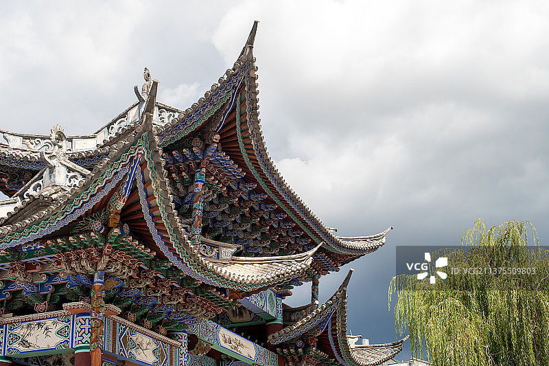 云南大理巍山古城城门图片素材