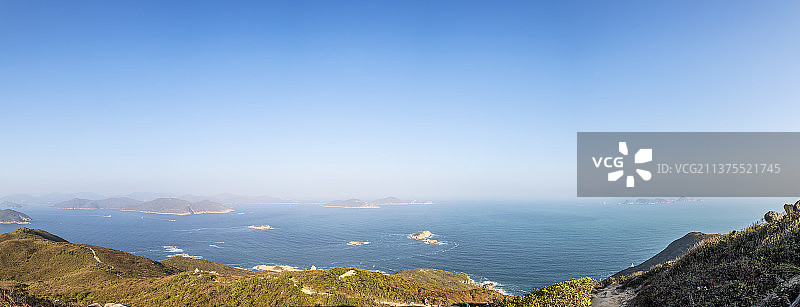 龙虾湾 群山 群岛 西贡 香港图片素材