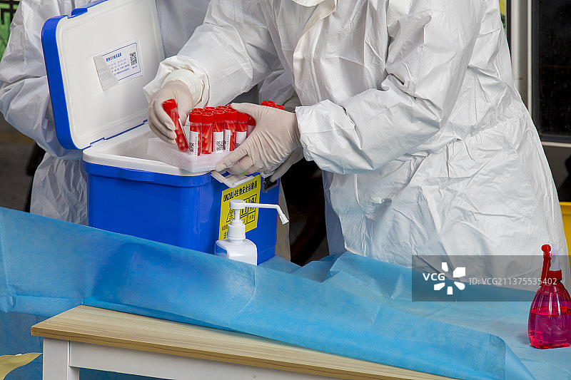 核酸检测，试剂盒，棉棒图片素材