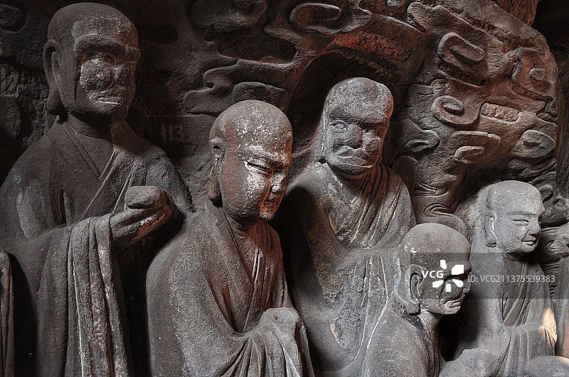 重庆合川涞滩古镇二佛寺图片素材