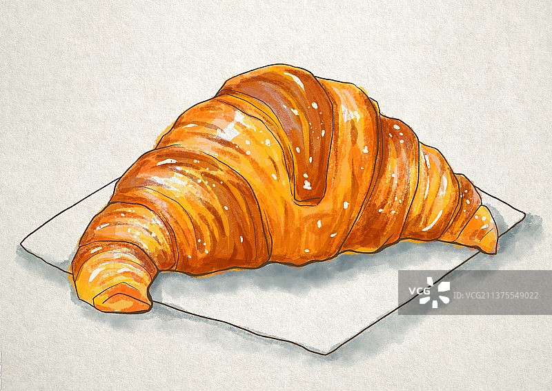 牛角包图片素材