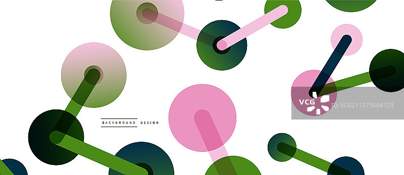 线点连接几何抽象图片素材