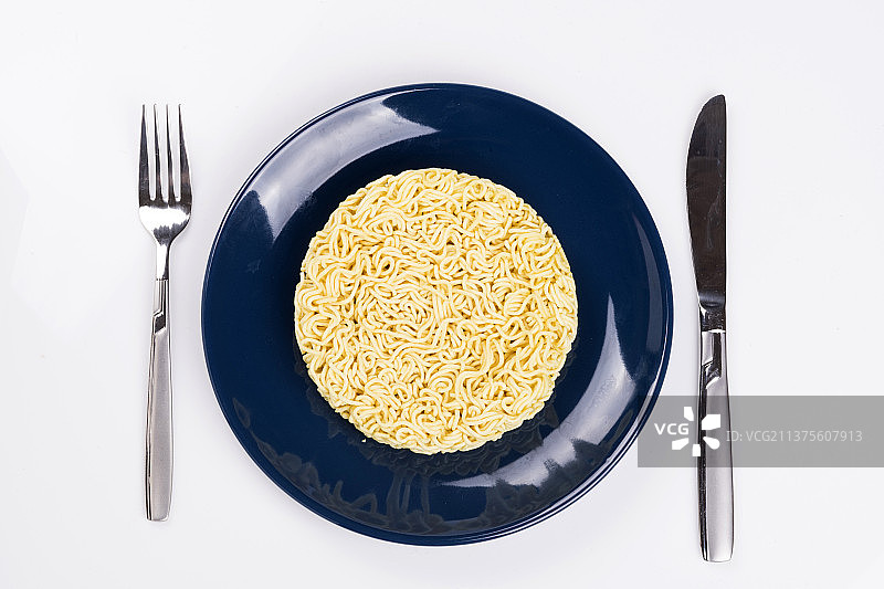 方便食品一碗方便面特写图片素材