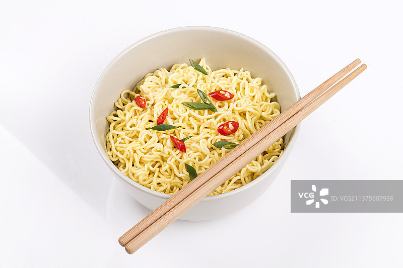 方便食品一碗方便面特写图片素材