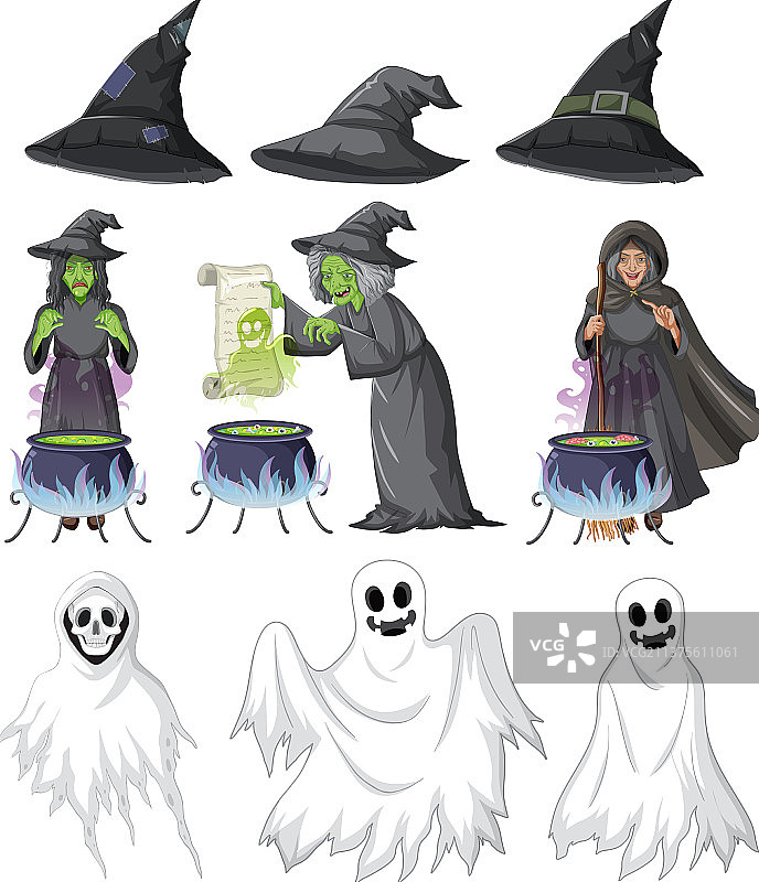 巫师魔法物品合集图片素材