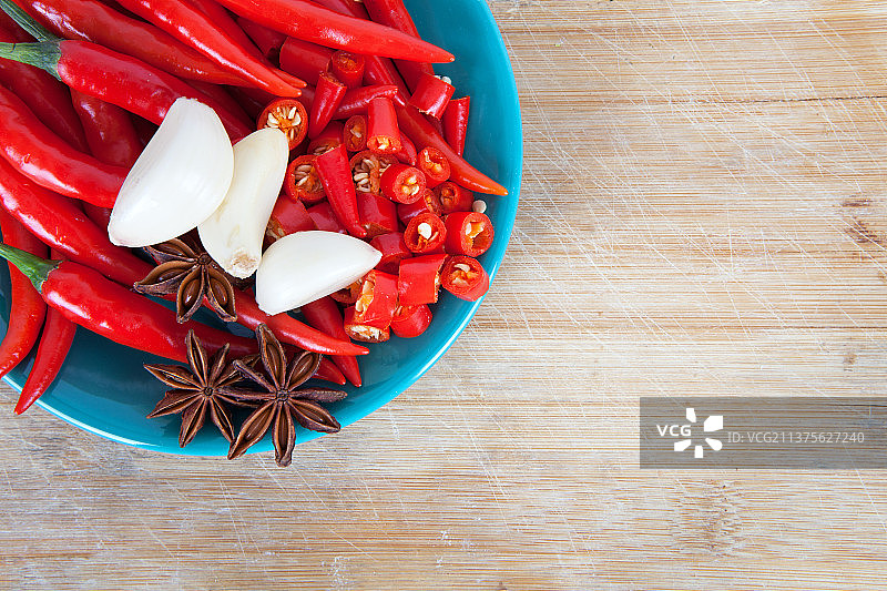 辣椒和其他食材图片素材