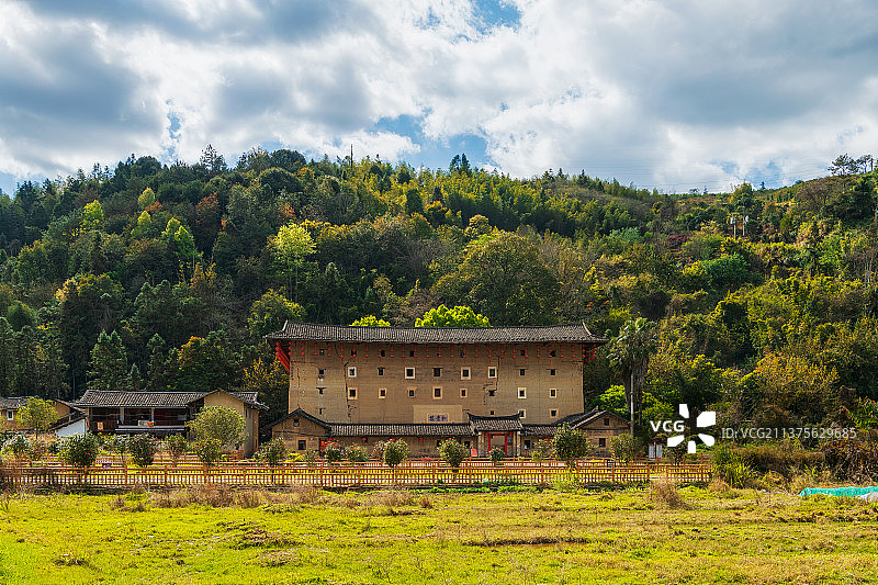 世界文化遗产，福建漳州市南靖县云水谣村——和贵楼图片素材