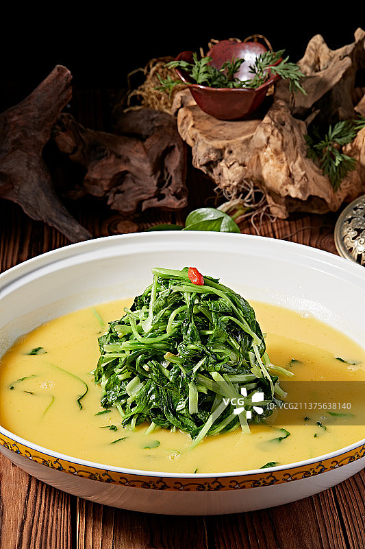 上汤西洋菜图片素材