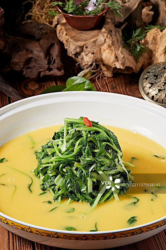 上汤西洋菜图片素材