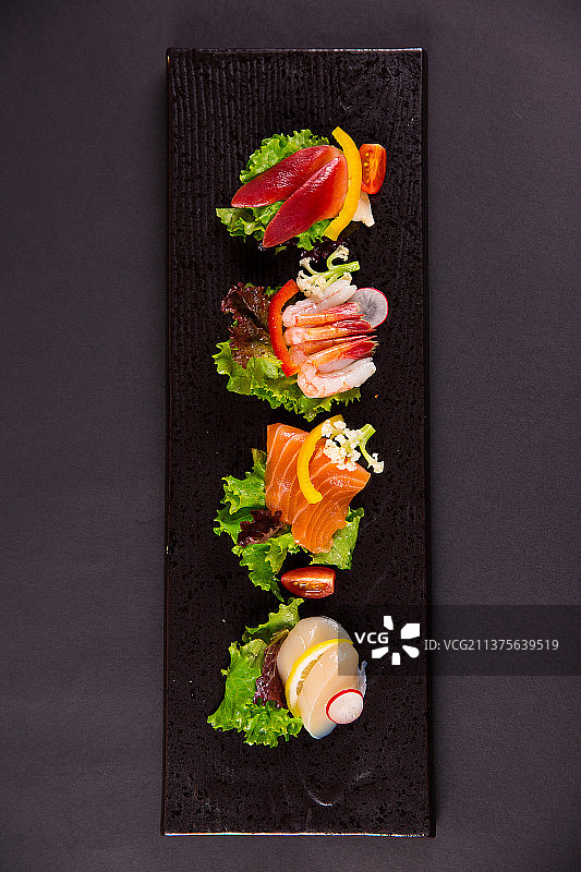 美味日料刺身拼盘图片素材