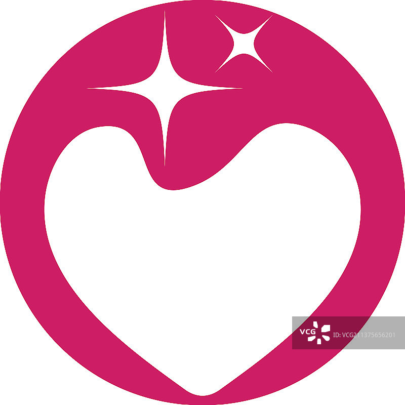 心形标志模板图片素材