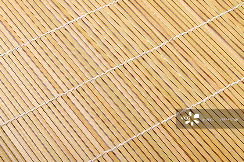 竹帘竹席茶席特写图片素材