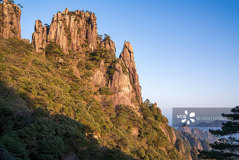 江西上饶三清山南清园景区风光图片素材