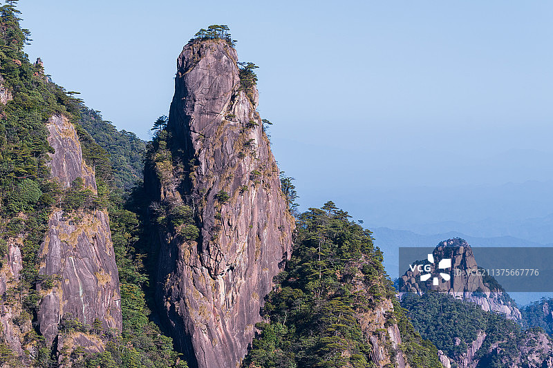 江西上饶三清山南清园景区风光图片素材