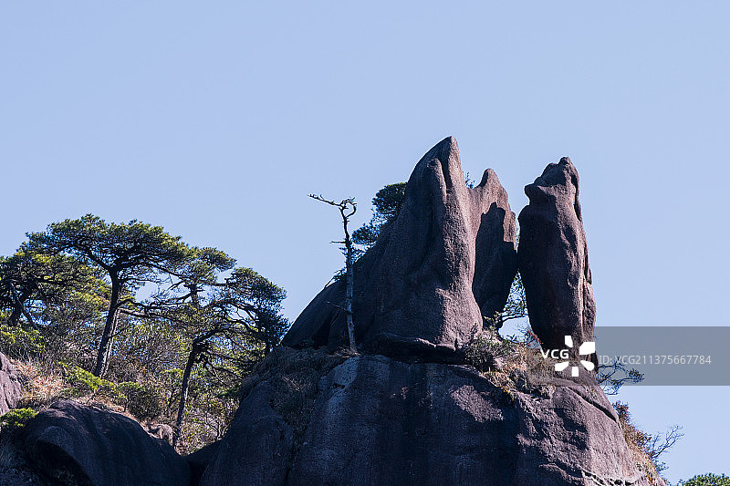 江西上饶三清山南清园景区风光图片素材