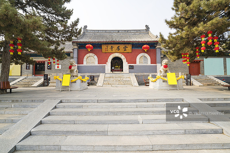 北京云居寺山门建筑图片素材