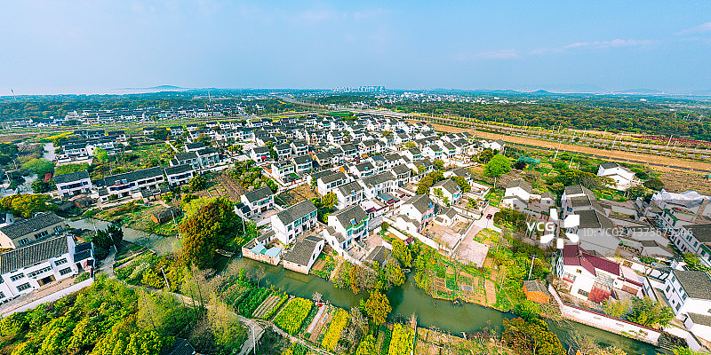 江苏省苏州高新区镇湖街道太湖边江南田园乡村图片素材
