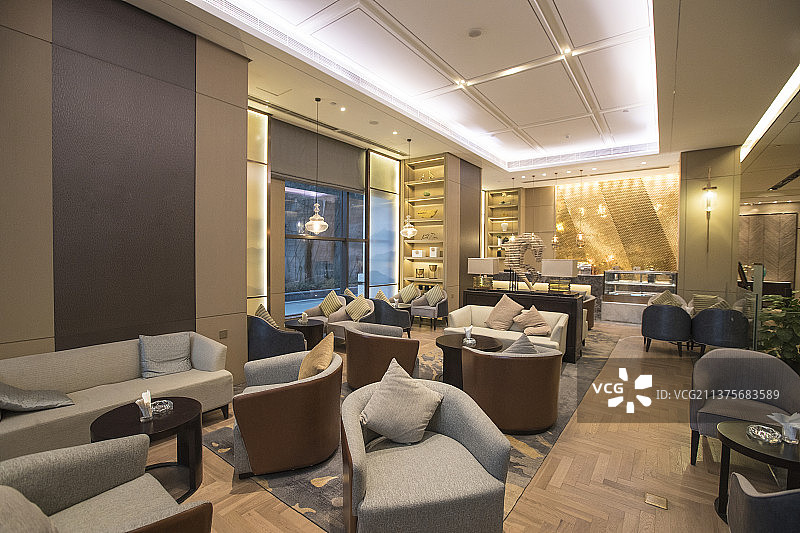 轻奢酒店内饰图片素材