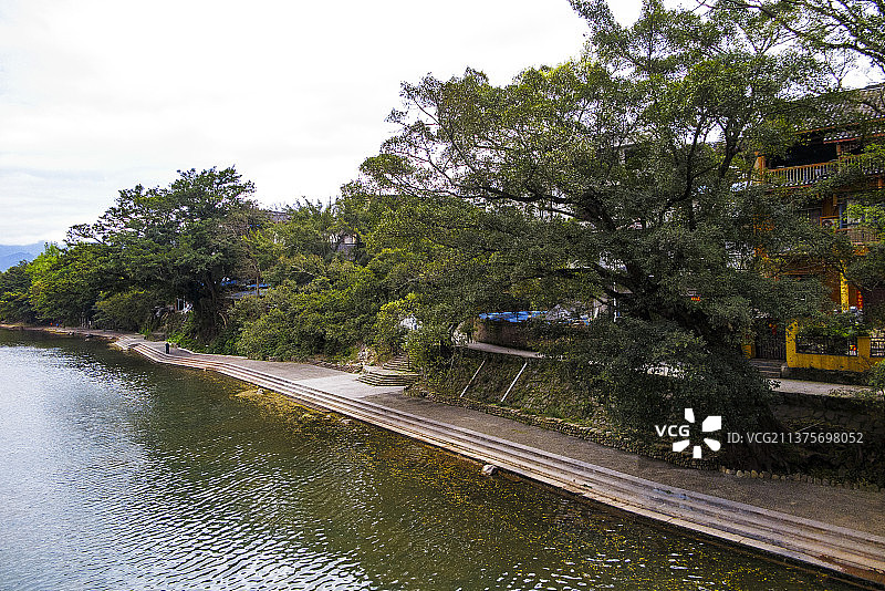 中国国家级风景名胜区天下第一侗寨贵州黔东南榕江三宝侗寨图片素材