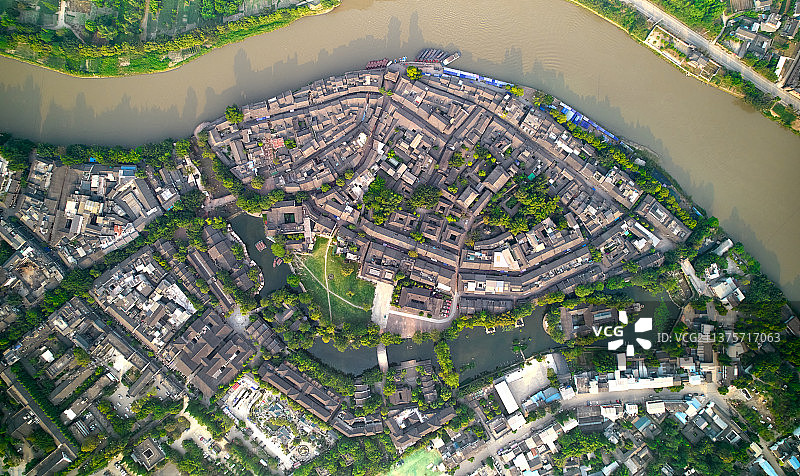 中国四川成都黄龙溪古镇图片素材