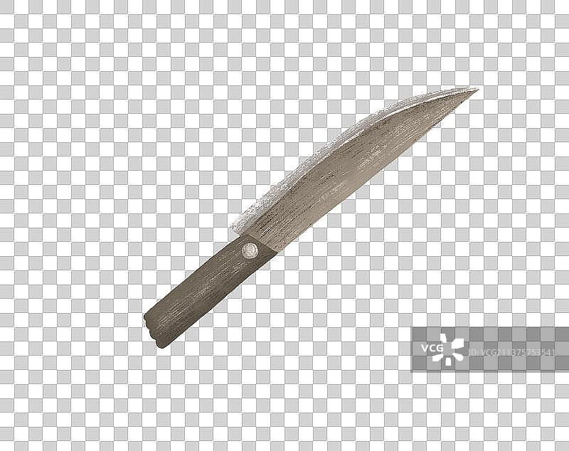 刀儿童插画卡通手绘图片素材