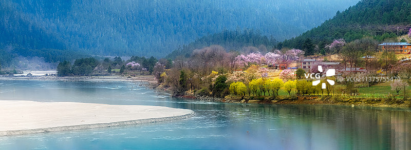 林芝风光图片素材