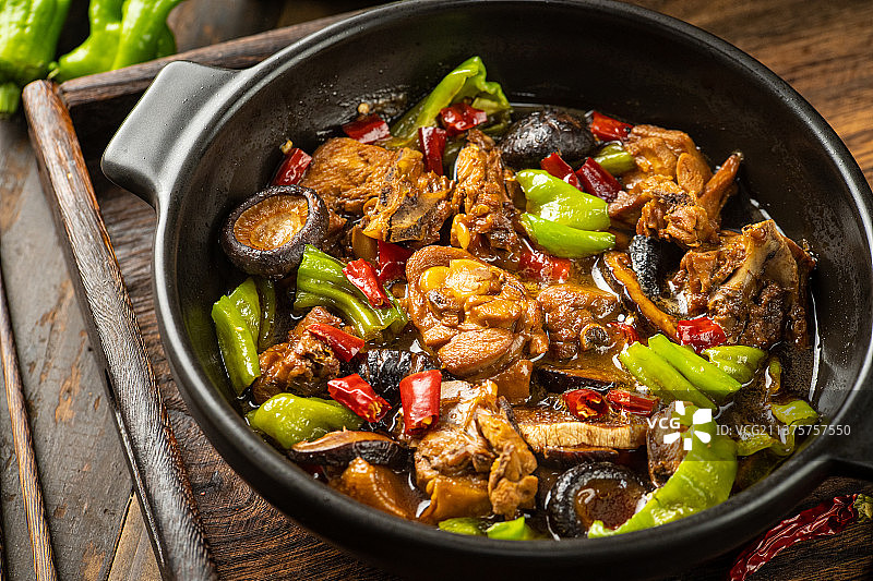 黄焖鸡米饭图片素材