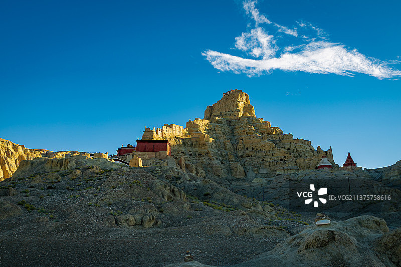 西藏，阿里地区，古格王朝遗址图片素材