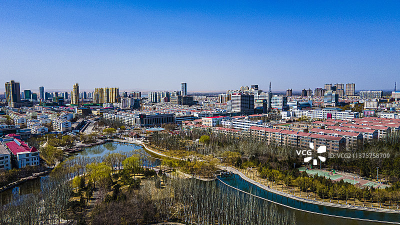 内蒙古乌海市海勃湾你区人民公园西湖建筑图片素材