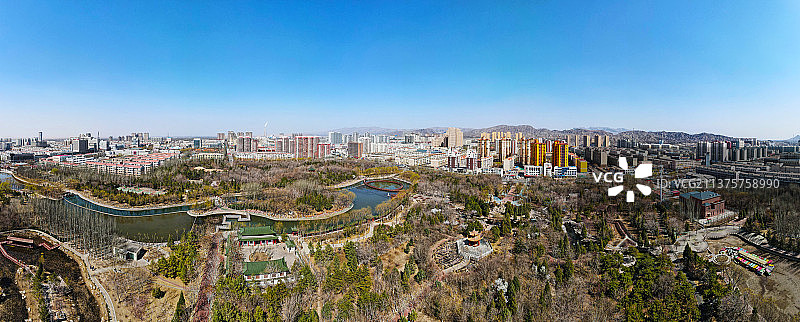 内蒙古乌海市海勃湾区人民公园建筑图片素材