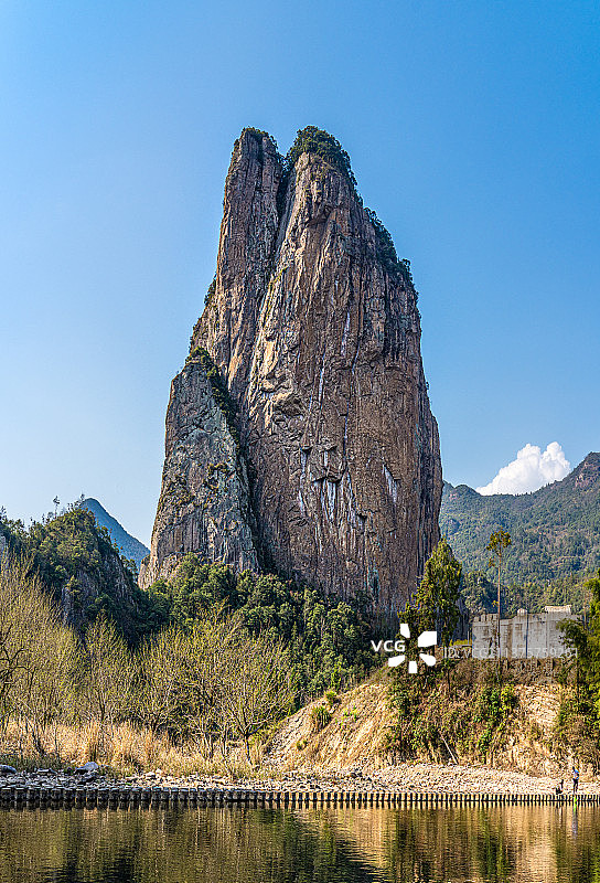 温州永嘉石桅岩图片素材
