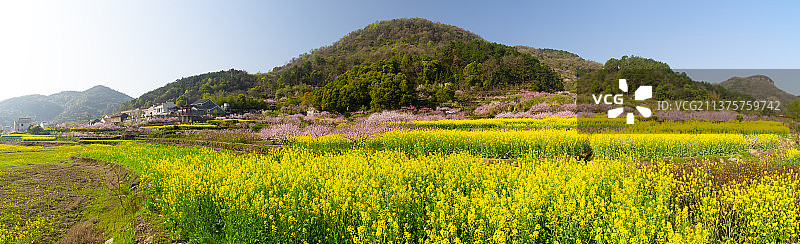 湖北黄石大冶沼山森林公园春季风光图片素材