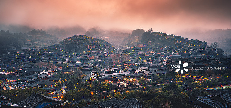 西江千户苗寨图片素材