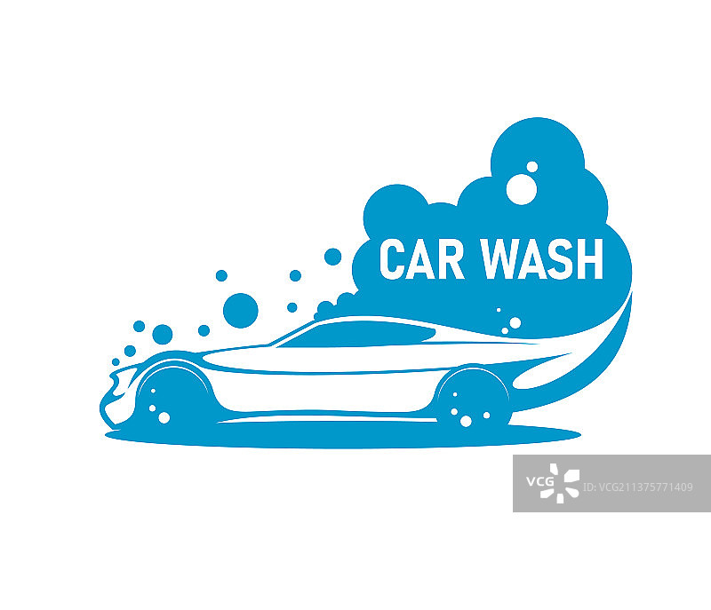 清洁汽车洗车服务图标图片素材