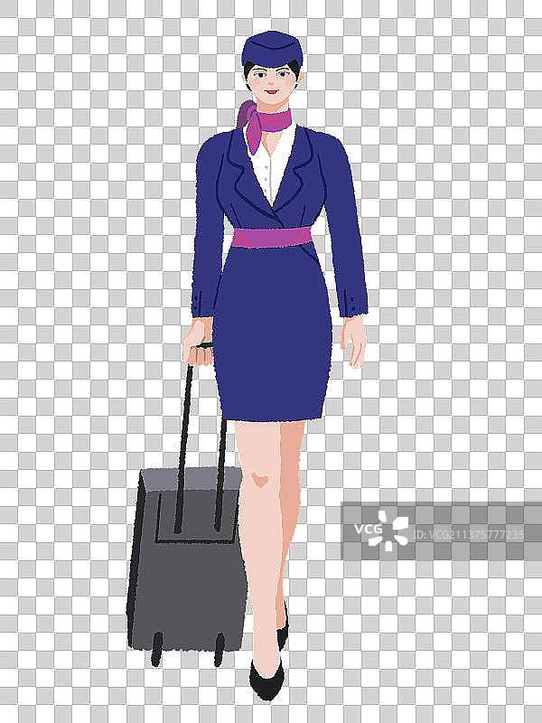 职业人物插画元素图片素材