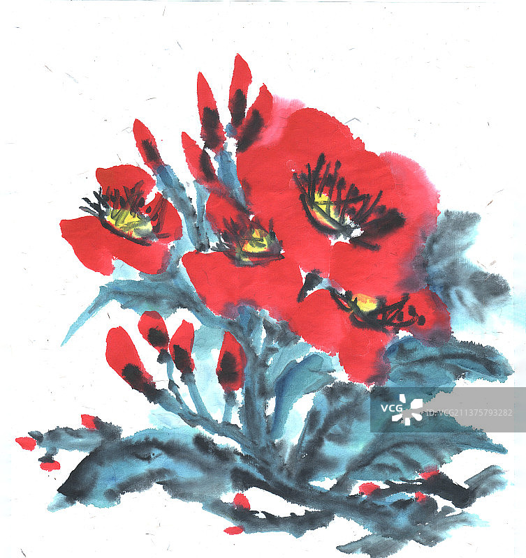 盛开的百日红图片素材