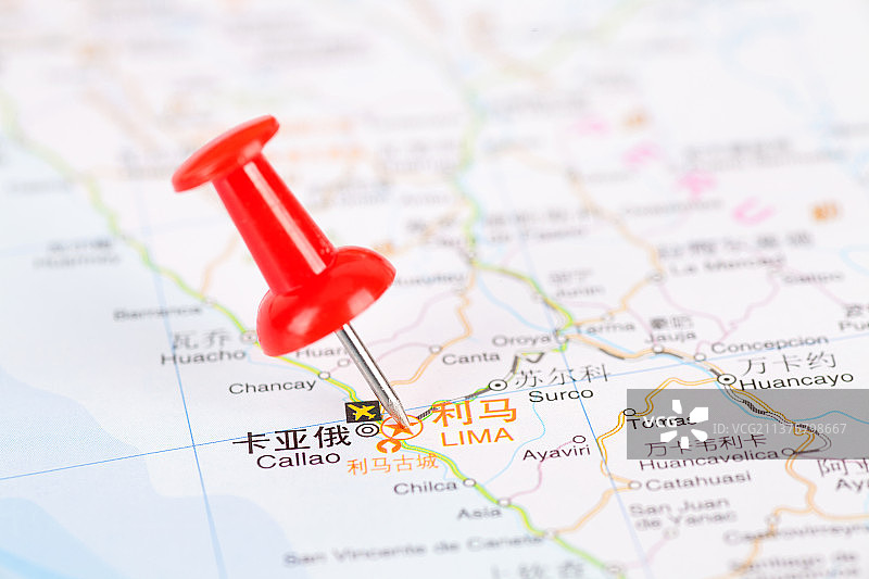 秘鲁首都利马位置图片素材