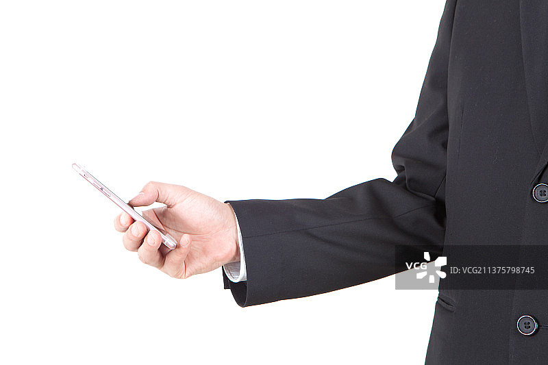 使用手机打字的职业男性图片素材