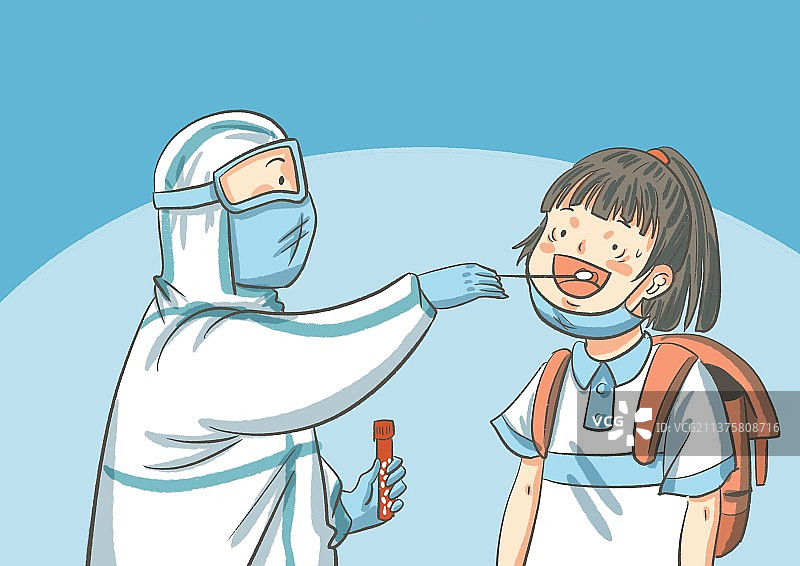 核酸检测图片素材