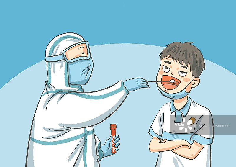 核酸检测图片素材