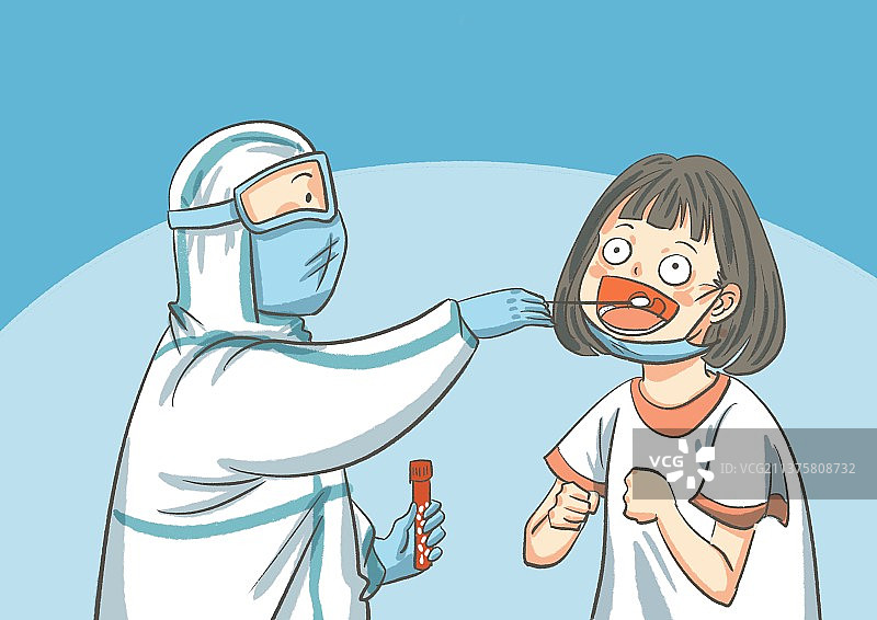 核酸检测图片素材